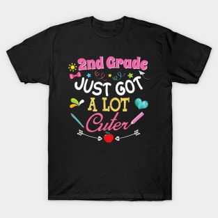 2nd Grade Just Got A Lot Cuter Second Back To School Kid T-Shirt